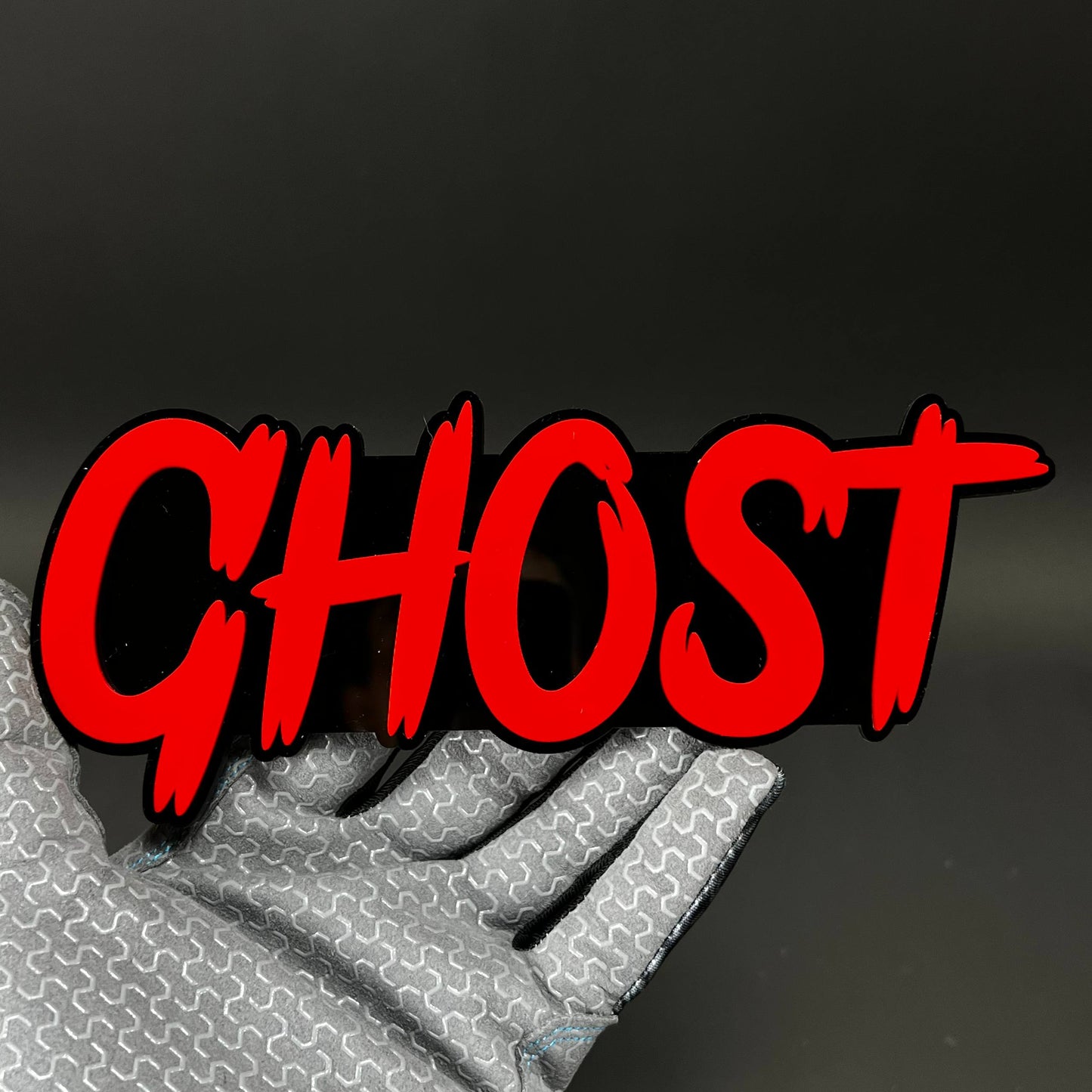 1PC GHOST 3D Acrylic Badge - Car Truck Emblem Fender Tailgate Trunk Sticker