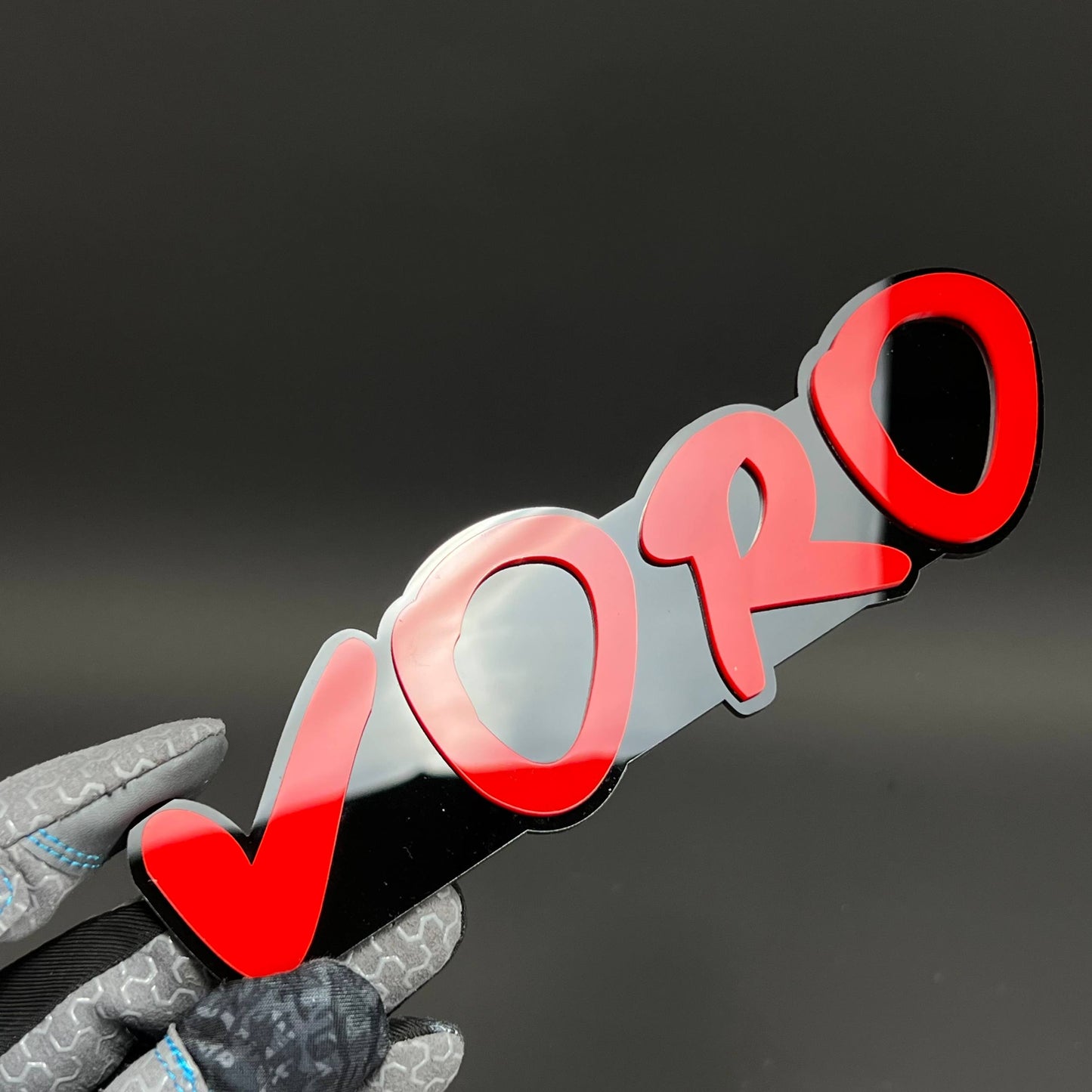1PC VORO 3D Acrylic Badge - Car Truck Emblem Fender Tailgate Trunk Sticker