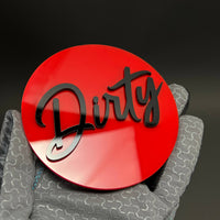 1PC Dirty 3D Acrylic Badge - Car Truck Emblem Fender Tailgate Trunk Sticker