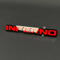1PC INFERNO 3D Acrylic Badge - Car Truck Emblem Fender Tailgate Trunk Sticker