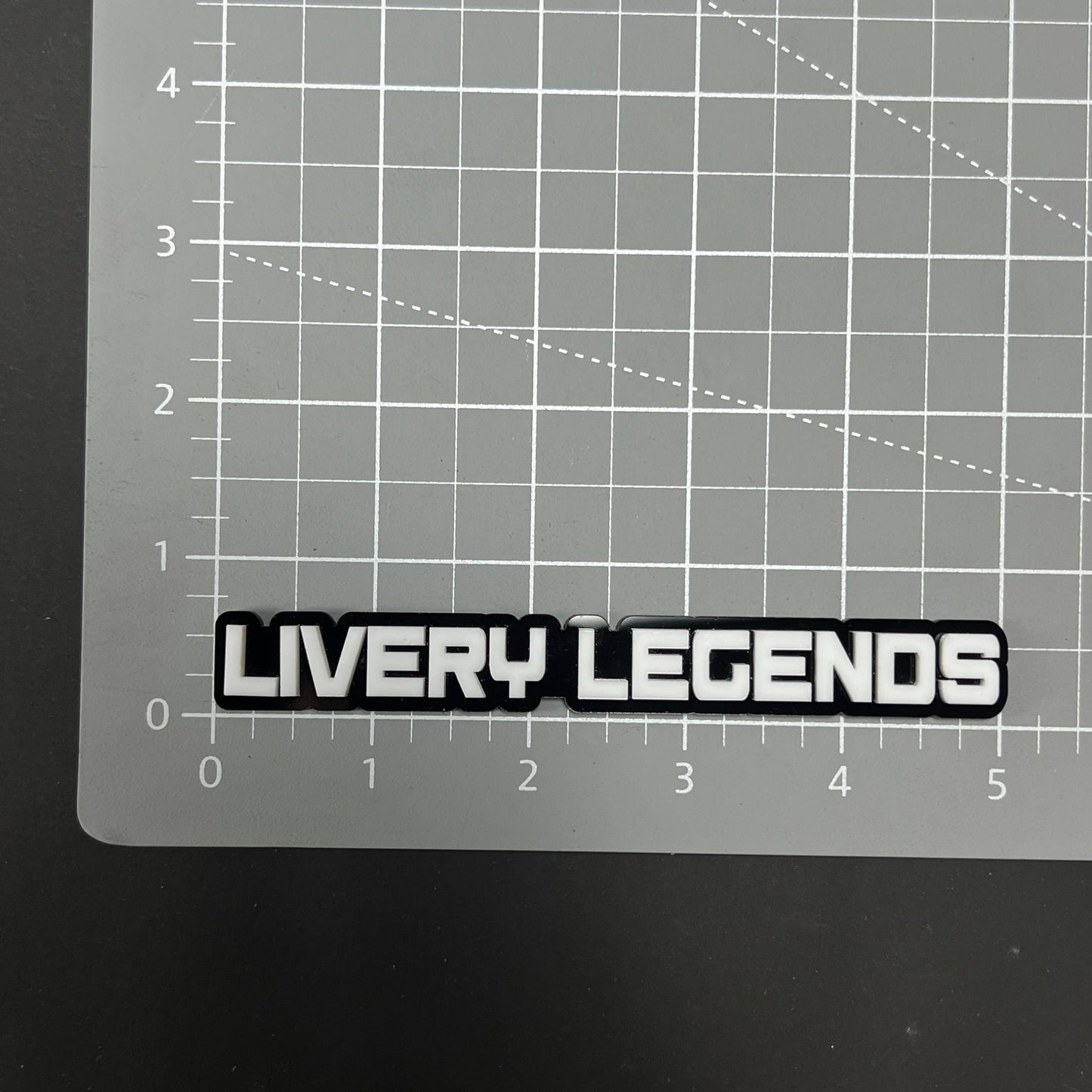 1PC LIVERY LEGENDS 3D Acrylic Badge - Car Truck Emblem Fender Sticker