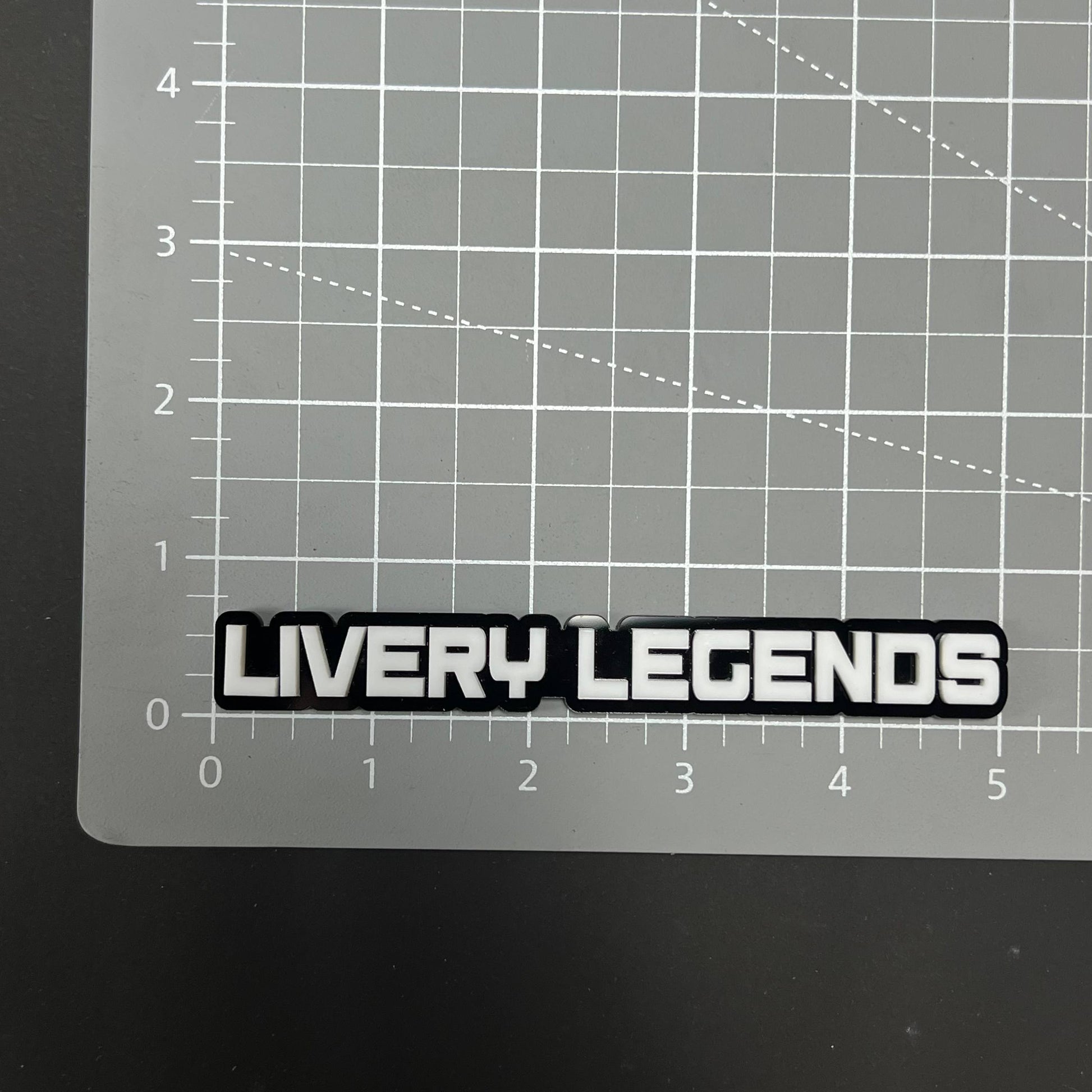 1PC LIVERY LEGENDS 3D Acrylic Badge - Car Truck Emblem Fender Sticker