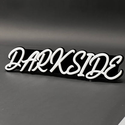1PC DARKSIDE 3D Acrylic Badge - Car Truck Emblem Fender Tailgate Trunk Sticker
