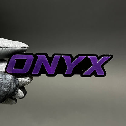 1PC ONYX 3D Acrylic Badge - Car Truck Emblem Fender Tailgate Trunk Sticker