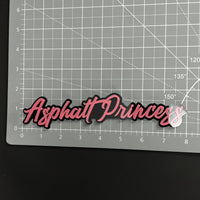 1PC Asphalt Princess 3D Acrylic Badge - Car Truck Emblem Fender Sticker