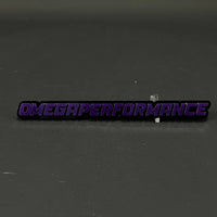 1PC OMEGAPERFORMANCE 3D Acrylic Badge - Car Truck Emblem Fender Sticker