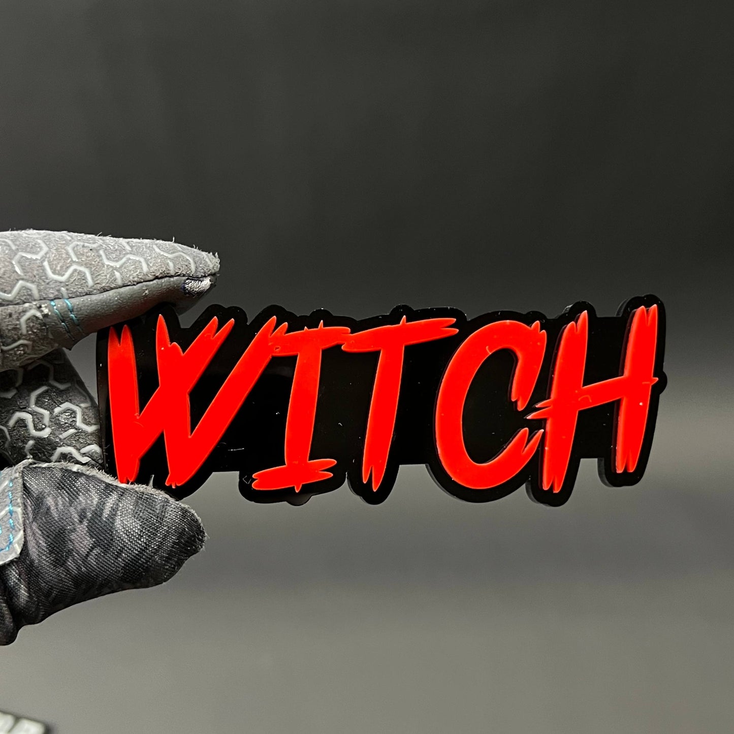 1PC WITCH 3D Acrylic Badge - Car Truck Emblem Fender Tailgate Trunk Sticker