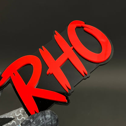 1PC RHO 3D Acrylic Badge - Car Truck Emblem Fender Tailgate Trunk Sticker