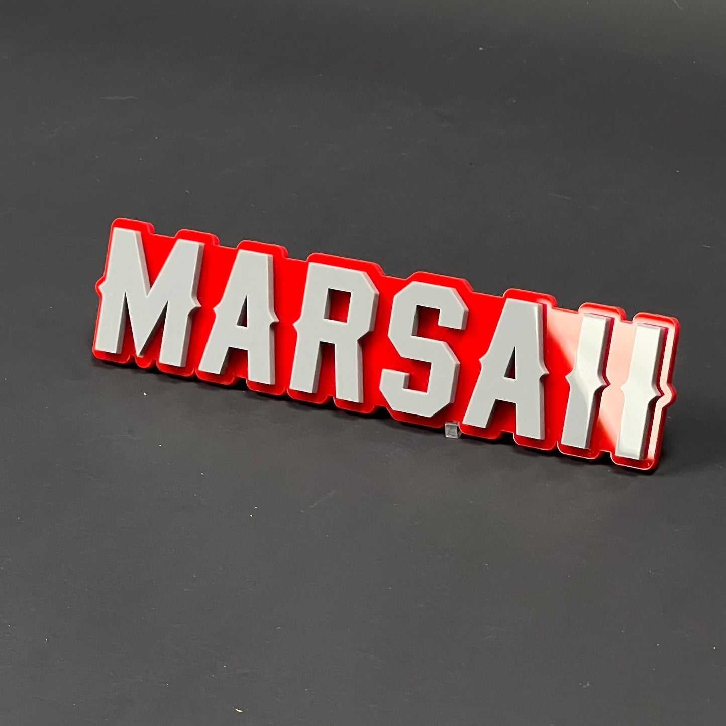 1PC MARSAII 3D Acrylic Badge - Car Truck Emblem Fender Tailgate Trunk Sticker