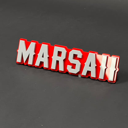 1PC MARSAII 3D Acrylic Badge - Car Truck Emblem Fender Tailgate Trunk Sticker