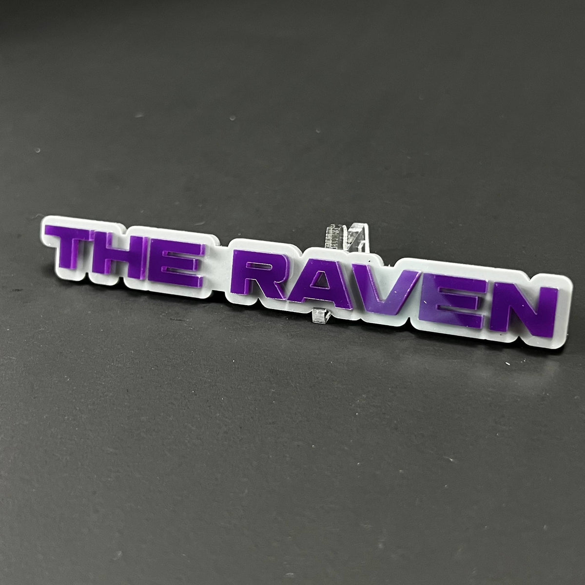 1PC THE RAVEN 3D Acrylic Badge - Car Truck Emblem Fender Tailgate Trunk Sticker