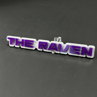 1PC THE RAVEN 3D Acrylic Badge - Car Truck Emblem Fender Tailgate Trunk Sticker