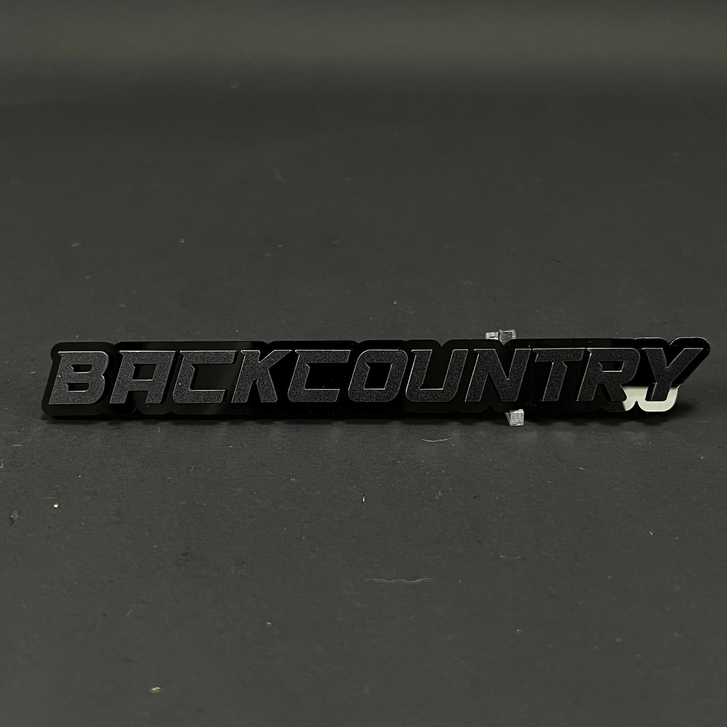 1PC BACKCOUNTRY 3D Acrylic Badge - Car Truck Emblem Fender Sticker