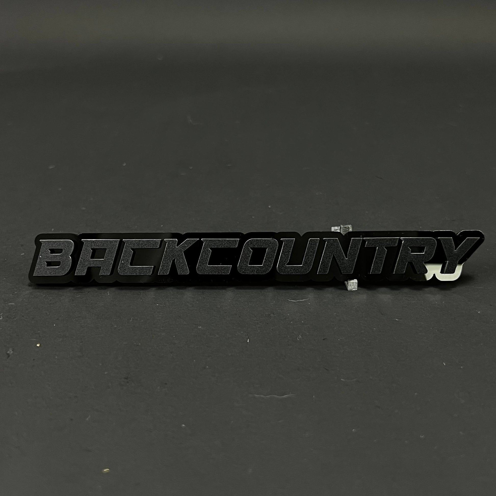 1PC BACKCOUNTRY 3D Acrylic Badge - Car Truck Emblem Fender Sticker