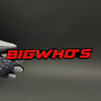 1PC BIGWHO'S 3D Acrylic Badge - Car Truck Emblem Fender Tailgate Trunk Sticker