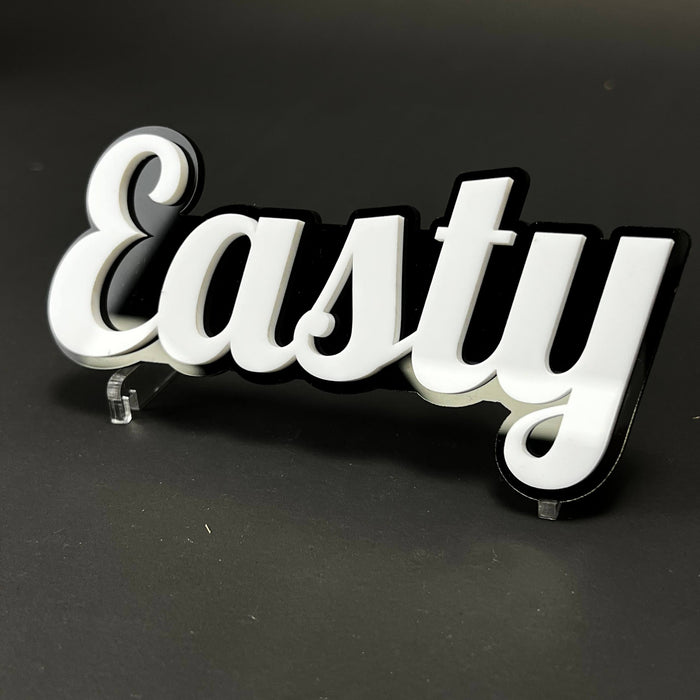 1PC Easty 3D Acrylic Badge - Car Truck Emblem Fender Tailgate Trunk Sticker