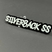 1PC SILVERBACK SS 3D Acrylic Badge - Car Truck Emblem Fender Sticker