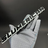 1PC SLUMERICAN 3D Acrylic Badge - Car Truck Emblem Fender Tailgate Trunk Sticker