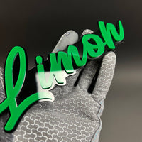 1PC Limon 3D Acrylic Badge - Car Truck Emblem Fender Tailgate Trunk Sticker