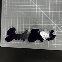 1PC Bad Bitch 3D Acrylic Badge - Car Truck Emblem Fender Tailgate Trunk Sticker