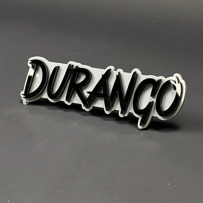 1PC DURANGO 3D Acrylic Badge - Car Truck Emblem Fender Tailgate Trunk Sticker