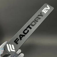 1PC FACTORY EV 3D Acrylic Badge - Car Truck Emblem Fender Tailgate Trunk Sticker