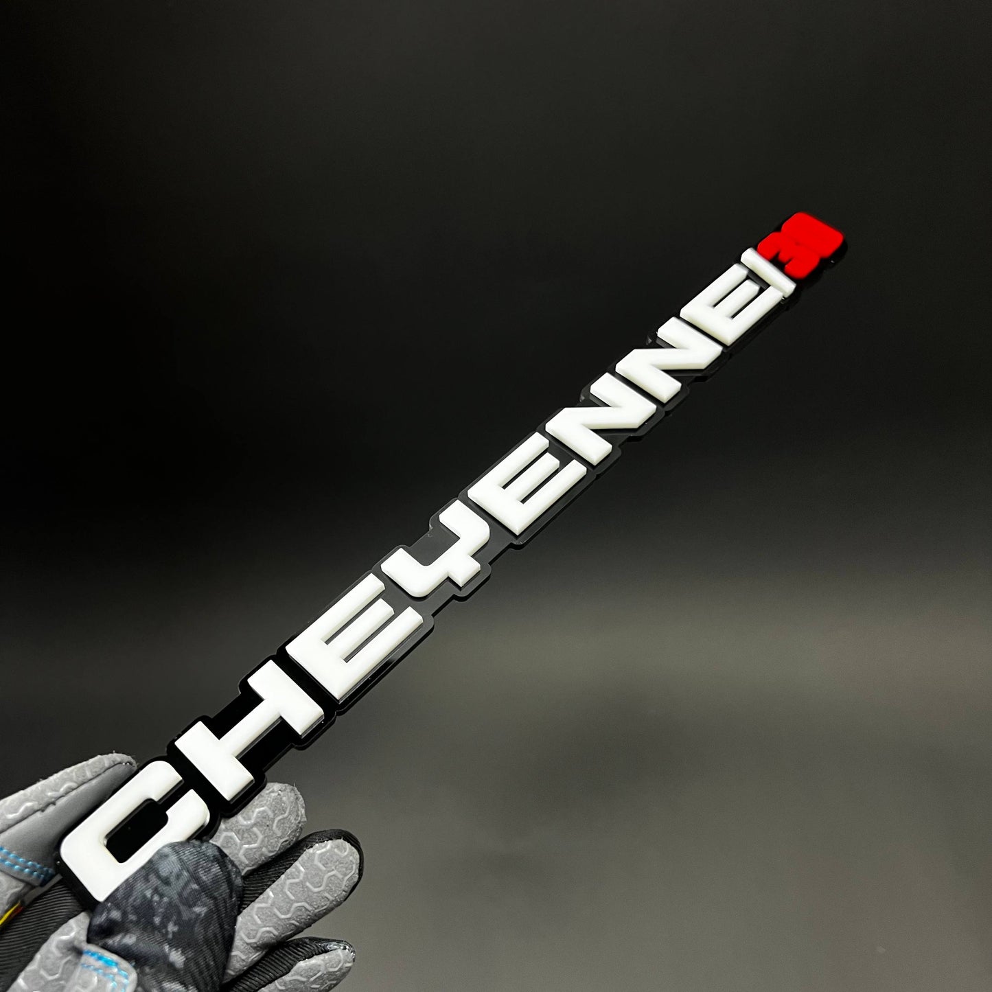 1PC CHEYENNE 3D Acrylic Badge - Car Truck Emblem Fender Tailgate Trunk Sticker