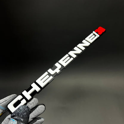 1PC CHEYENNE 3D Acrylic Badge - Car Truck Emblem Fender Tailgate Trunk Sticker