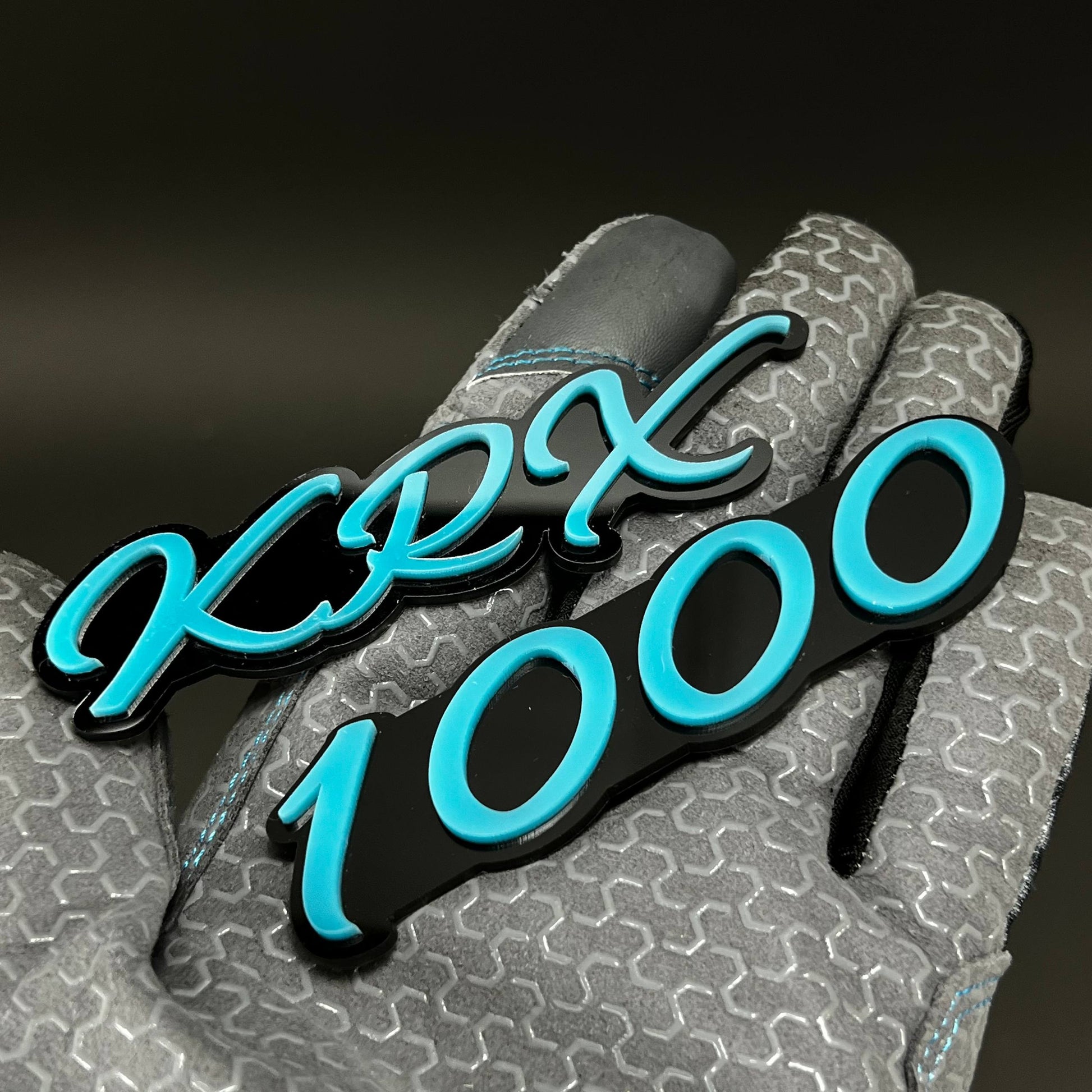 1PC KRX 1000 3D Acrylic Badge - Car Truck Emblem Fender Tailgate Trunk Sticker