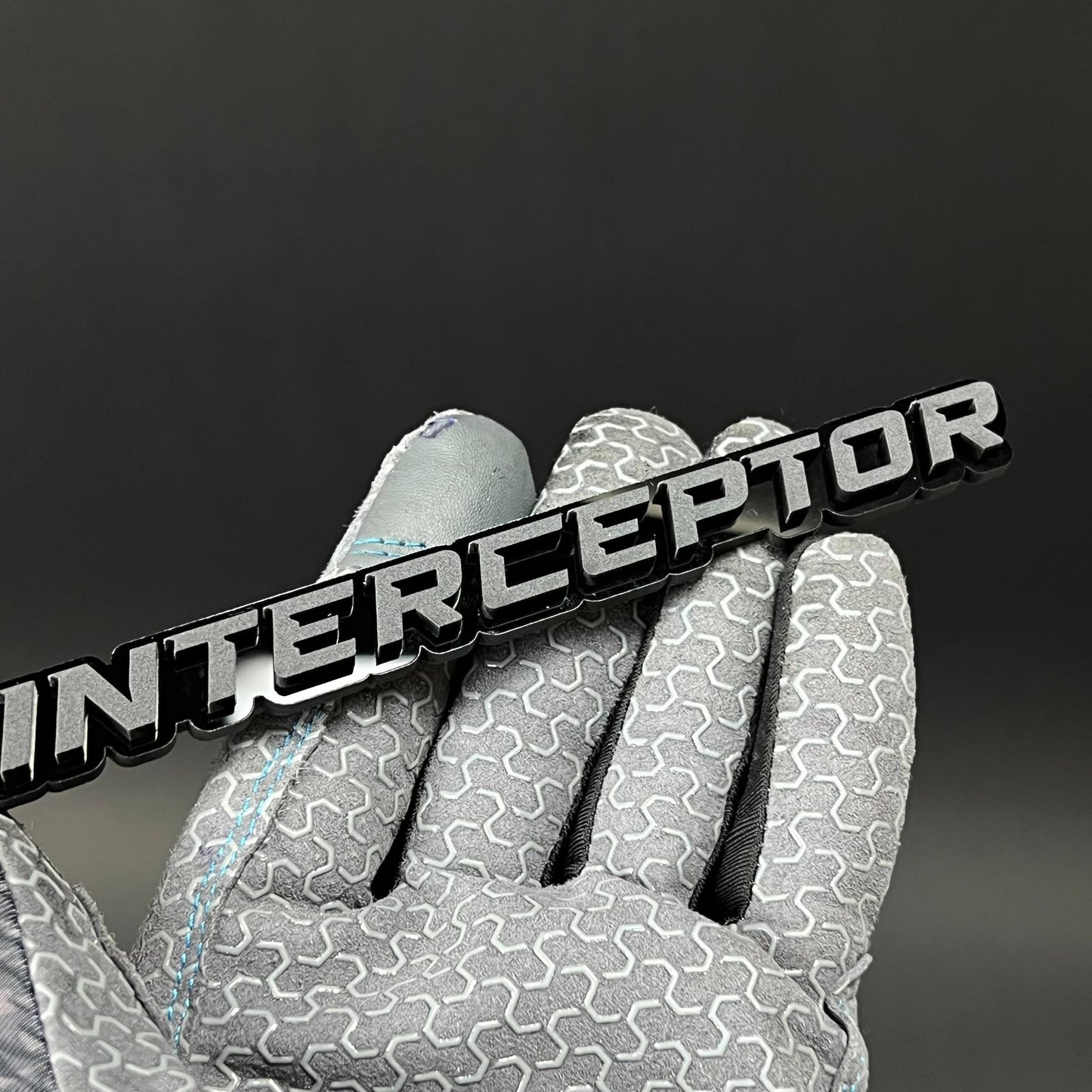 1PC INTERCEPTOR 3D Acrylic Badge - Car Truck Emblem Fender Sticker