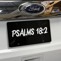 1PC PSALMS 18:2 3D Acrylic Badge - Car Truck Emblem Fender Sticker