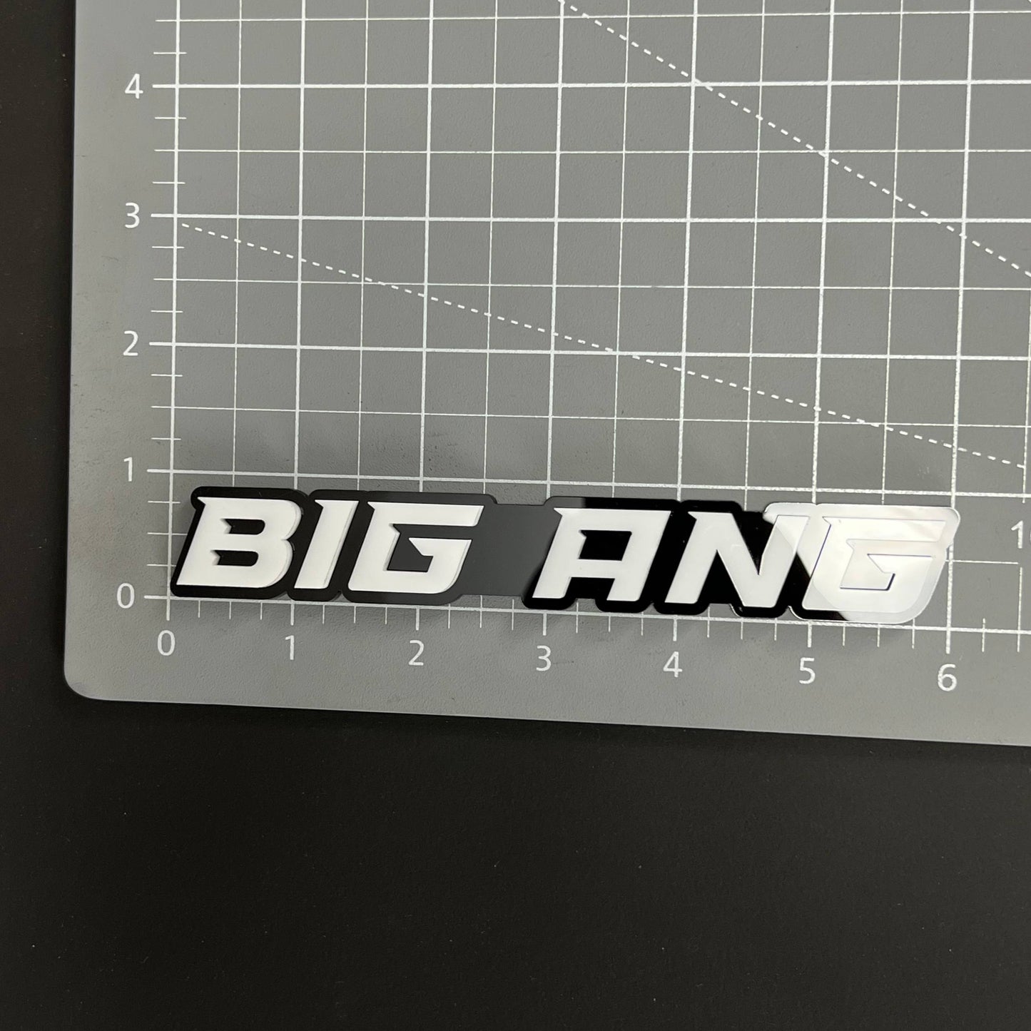 1PC BIG ANG 3D Acrylic Badge - Car Truck Emblem Fender Tailgate Trunk Sticker