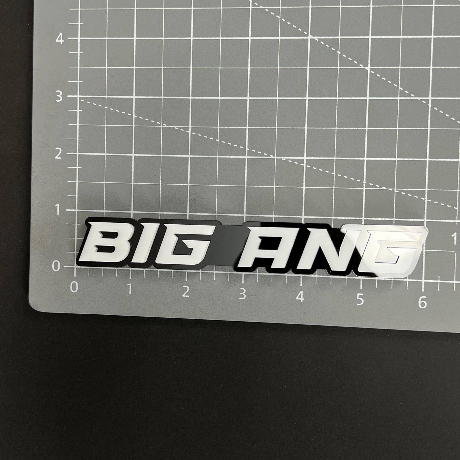 1PC BIG ANG 3D Acrylic Badge - Car Truck Emblem Fender Tailgate Trunk Sticker