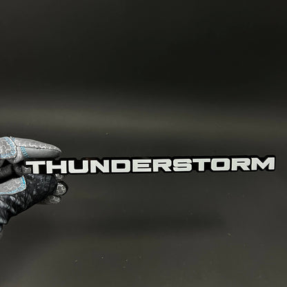 1PC THUNDERSTORM 3D Acrylic Badge - Car Truck Emblem Fender Sticker