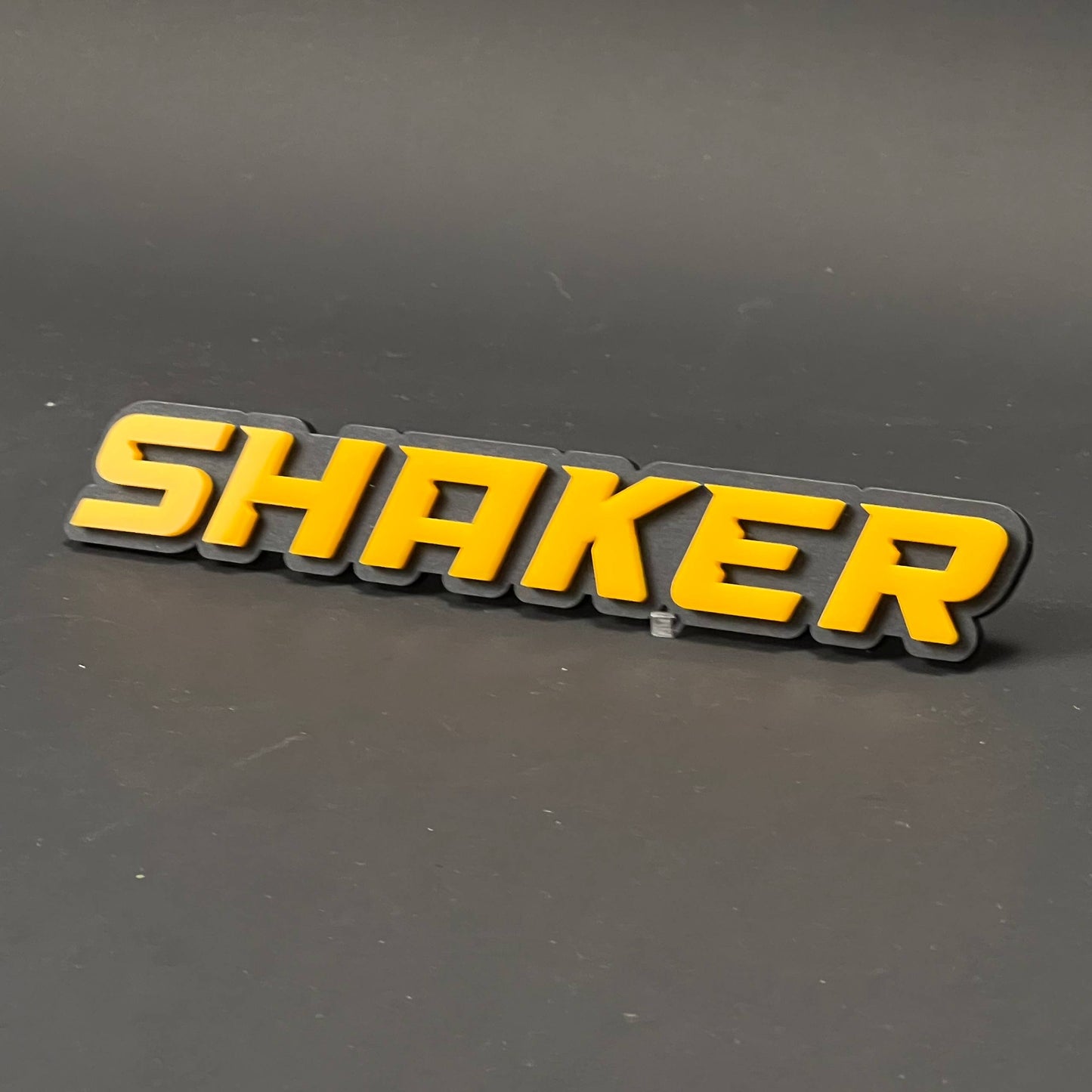 1PC SHAKER 3D Acrylic Badge - Car Truck Emblem Fender Tailgate Trunk Sticker