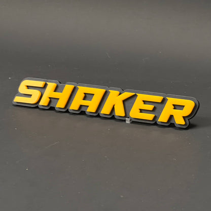 1PC SHAKER 3D Acrylic Badge - Car Truck Emblem Fender Tailgate Trunk Sticker