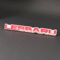 1PC LESBARU 3D Acrylic Badge - Car Truck Emblem Fender Tailgate Trunk Sticker