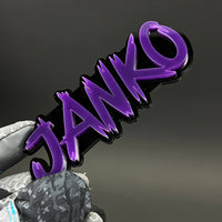 1PC JANKO 3D Acrylic Badge - Car Truck Emblem Fender Tailgate Trunk Sticker