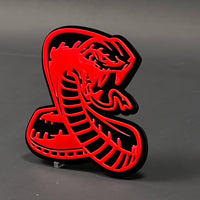 1PC Cobra 3D Acrylic Badge - Car Truck Emblem Fender Tailgate Trunk Sticker
