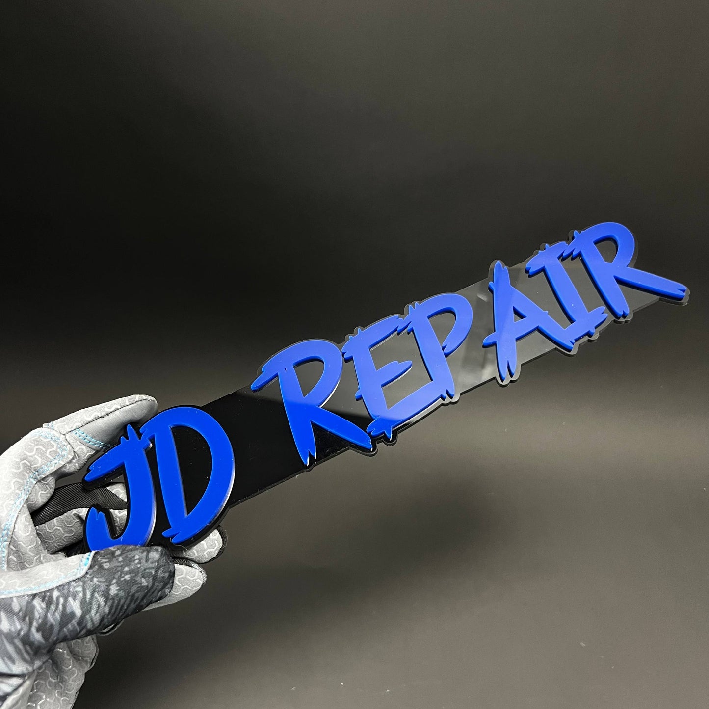 1PC JD REPAIR 3D Acrylic Badge - Car Truck Emblem Fender Tailgate Trunk Sticker