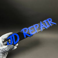 1PC JD REPAIR 3D Acrylic Badge - Car Truck Emblem Fender Tailgate Trunk Sticker