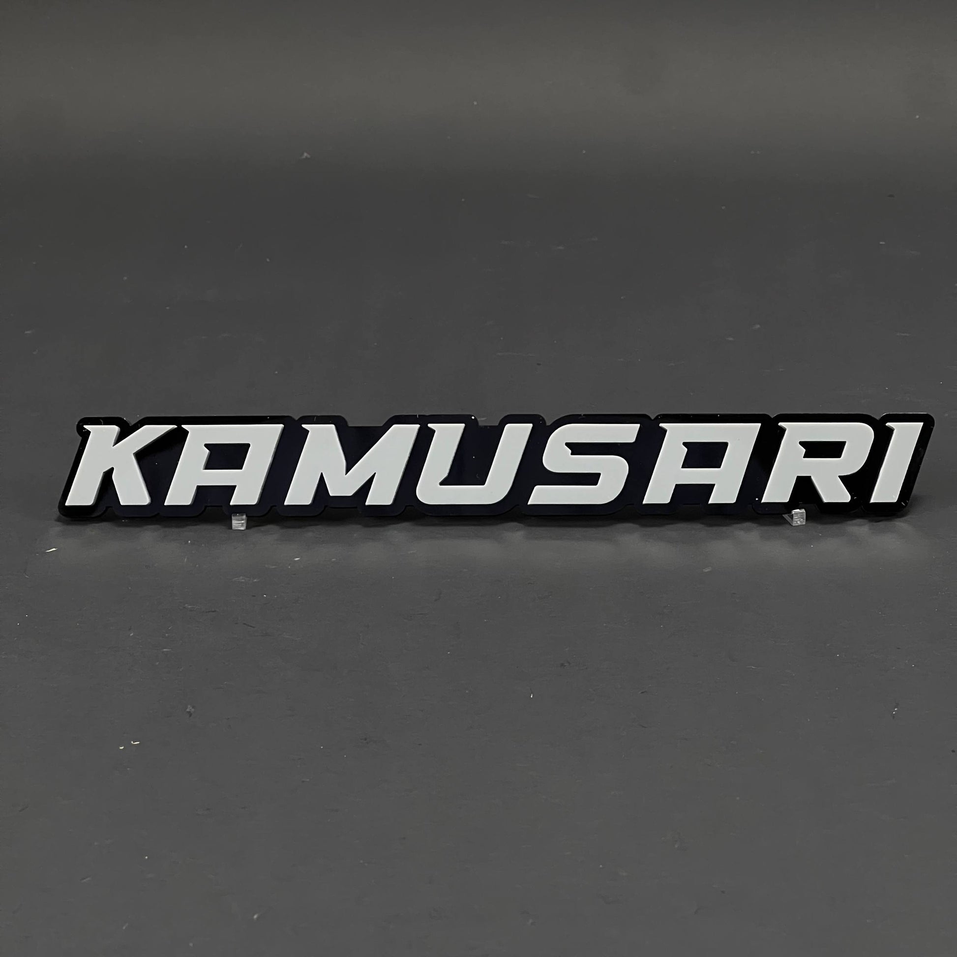 1PC KAMUSARI 3D Acrylic Badge - Car Truck Emblem Fender Tailgate Trunk Sticker