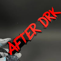 1PC AFTER DRK 3D Acrylic Badge - Car Truck Emblem Fender Tailgate Trunk Sticker