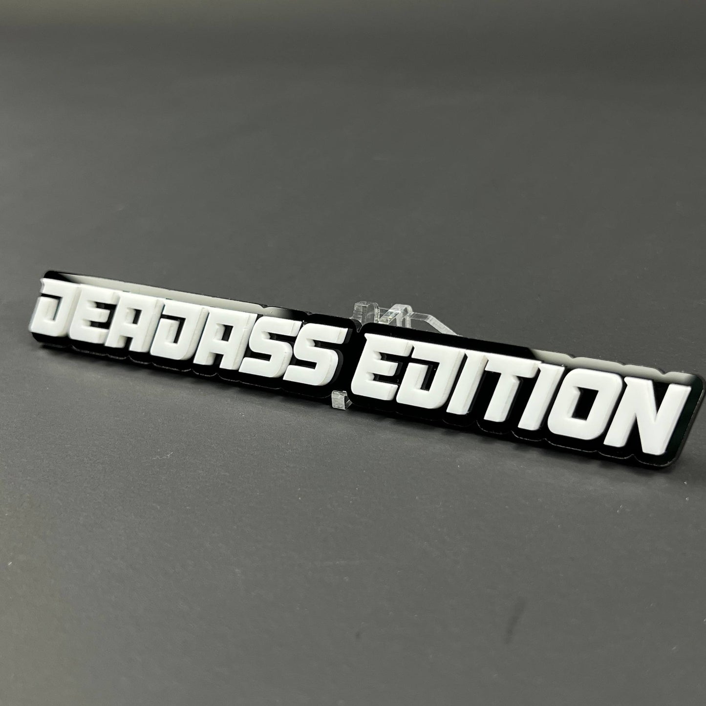 1PC DEADASS EDITION 3D Acrylic Badge - Car Truck Emblem Fender Tailgate Trunk Sticker