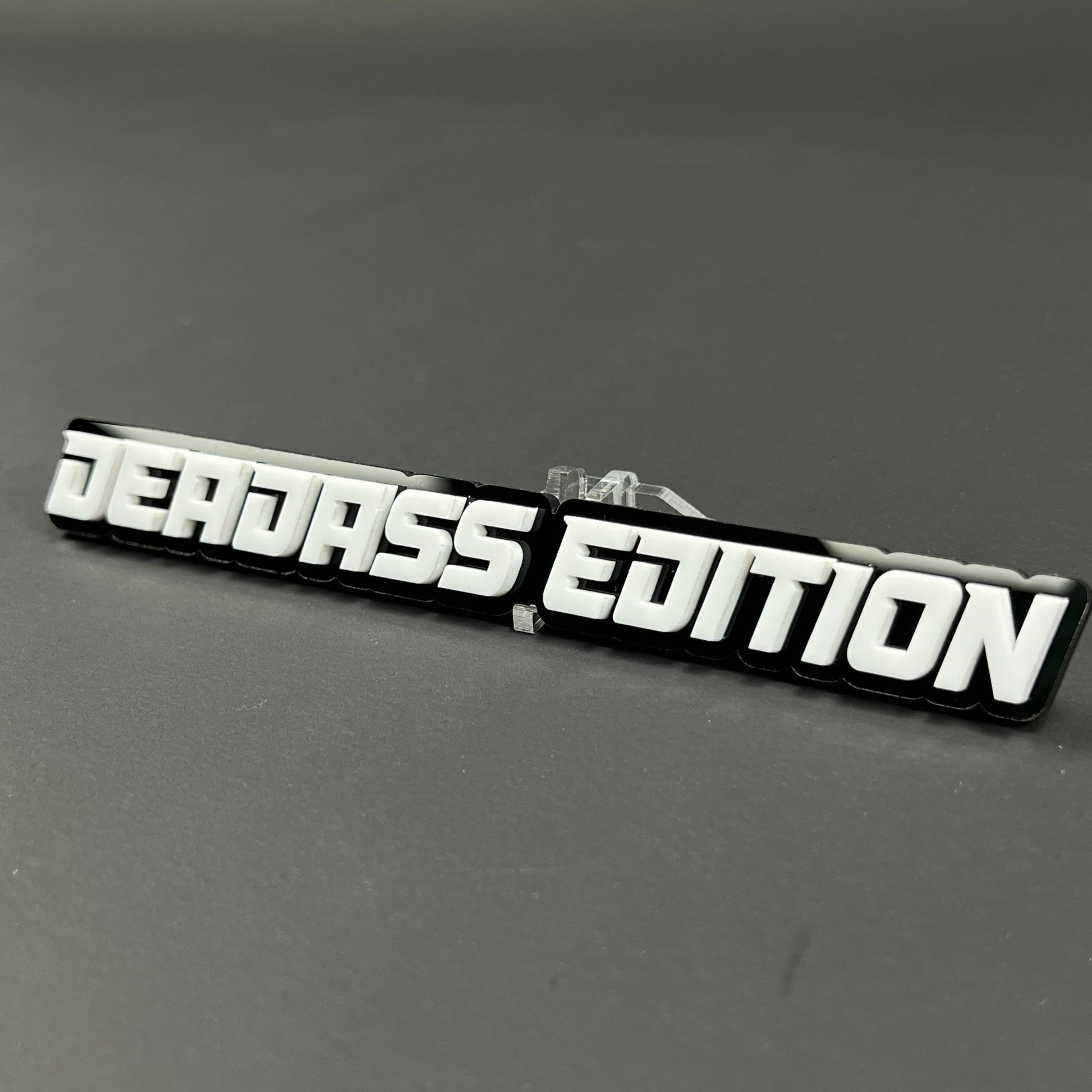1PC DEADASS EDITION 3D Acrylic Badge - Car Truck Emblem Fender Tailgate Trunk Sticker