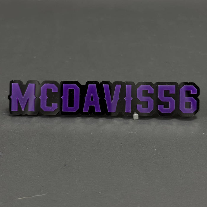 1PC MCDAVIS56 3D Acrylic Badge - Car Truck Emblem Fender Tailgate Trunk Sticker