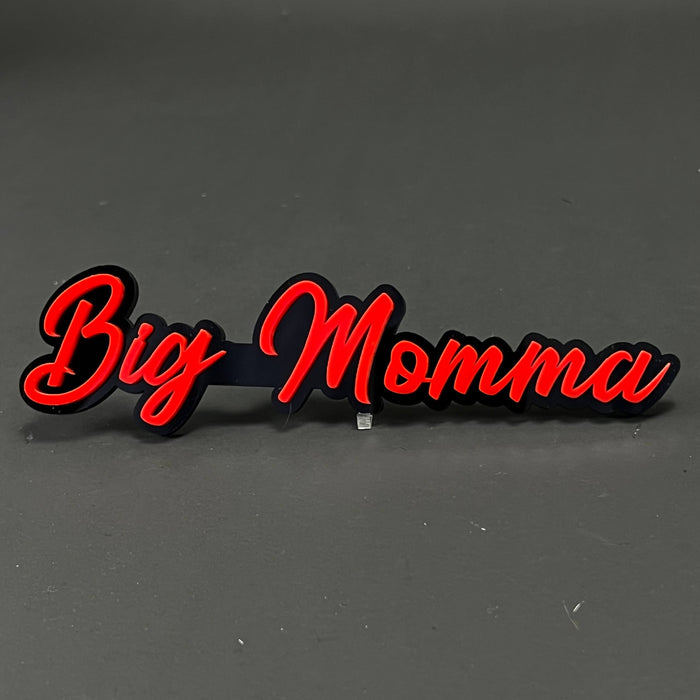1PC Big Momma 3D Acrylic Badge - Car Truck Emblem Fender Tailgate Trunk Sticker
