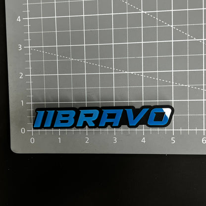 1PC IIBRAVO 3D Acrylic Badge - Car Truck Emblem Fender Tailgate Trunk Sticker
