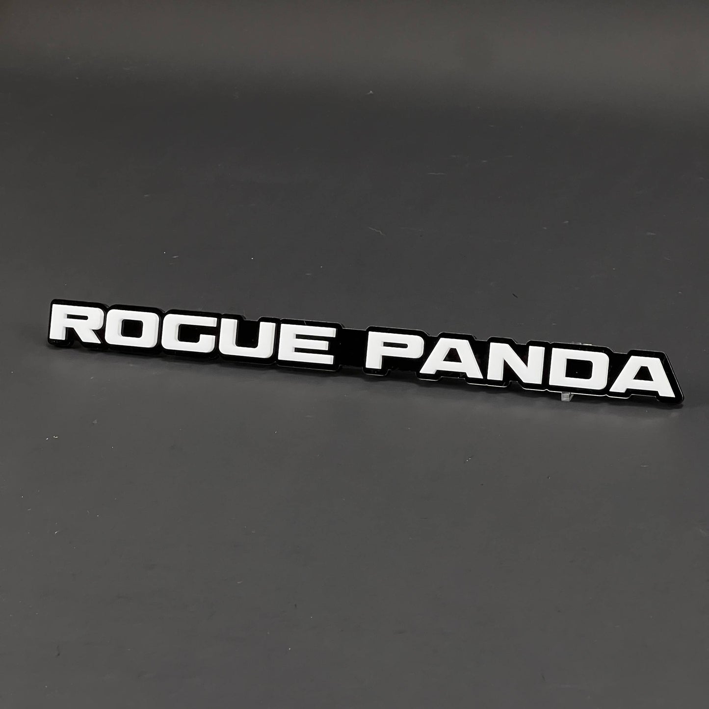 1PC ROGUE PANDA 3D Acrylic Badge - Car Truck Emblem Fender Sticker