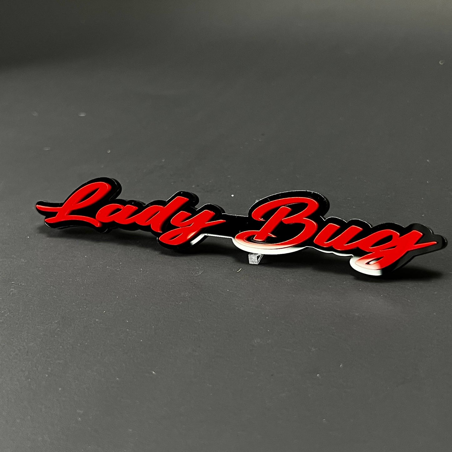 1PC Lady Bug 3D Acrylic Badge - Car Truck Emblem Fender Tailgate Trunk Sticker